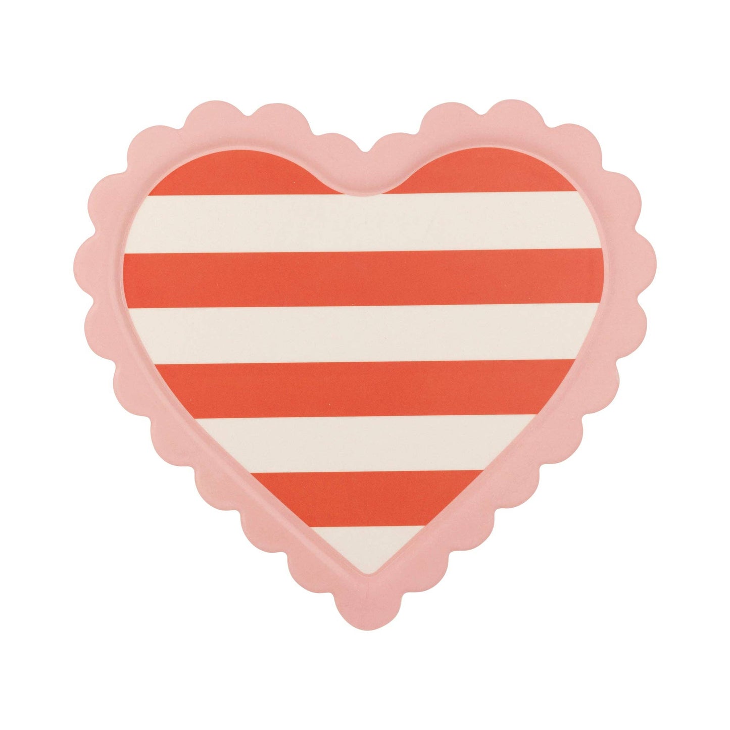 My Mind’s Eye - VAL1120 - Scalloped Striped Heart Tray