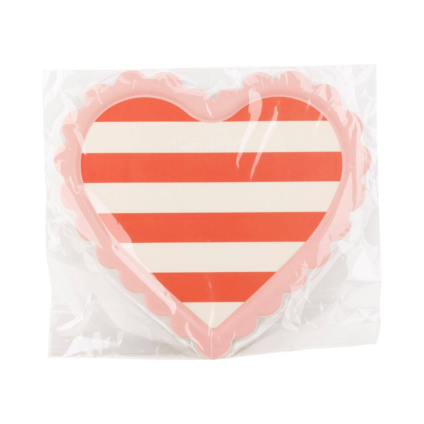 My Mind’s Eye - VAL1120 - Scalloped Striped Heart Tray
