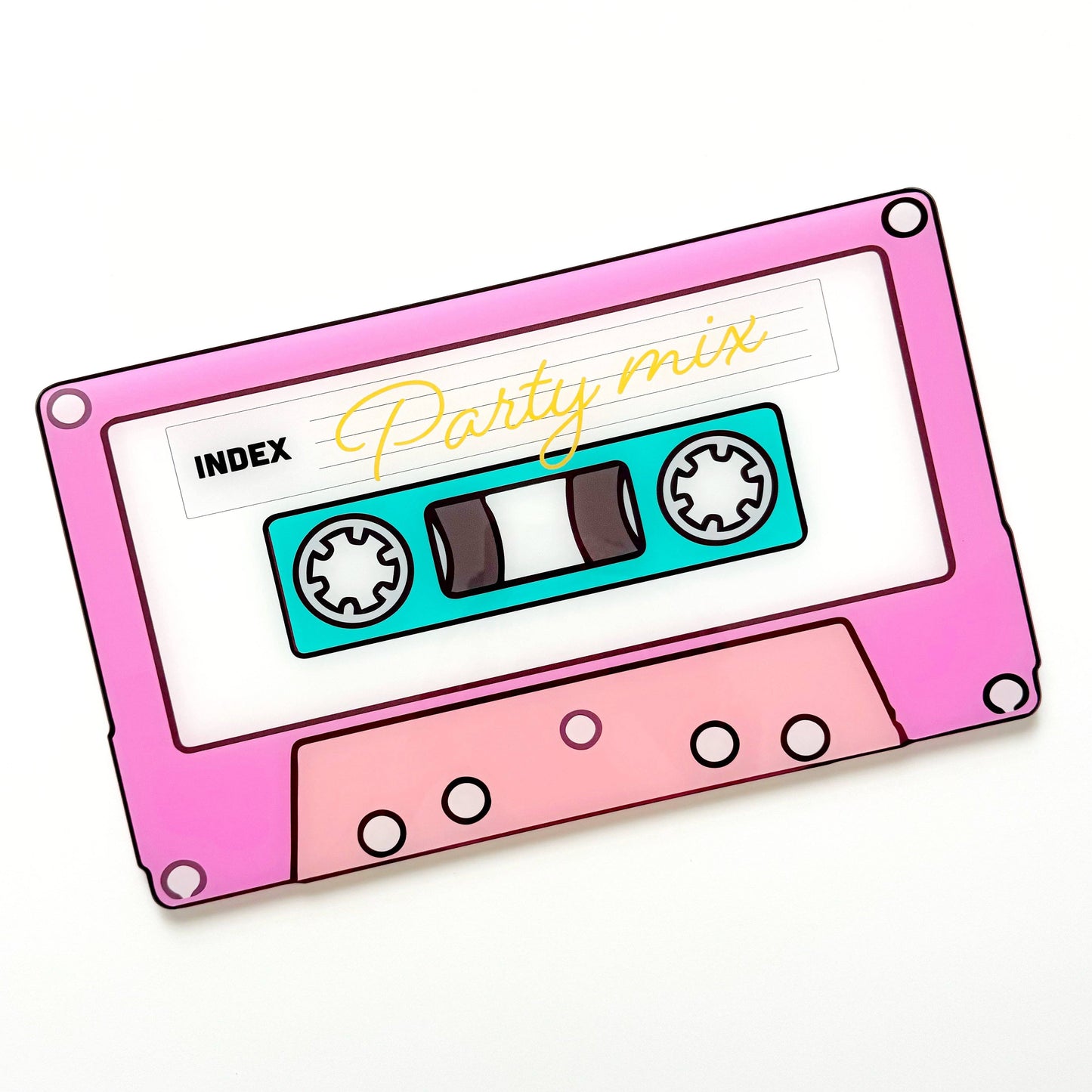 Kailo Chic - Cassette tape party mix charcuterie tray