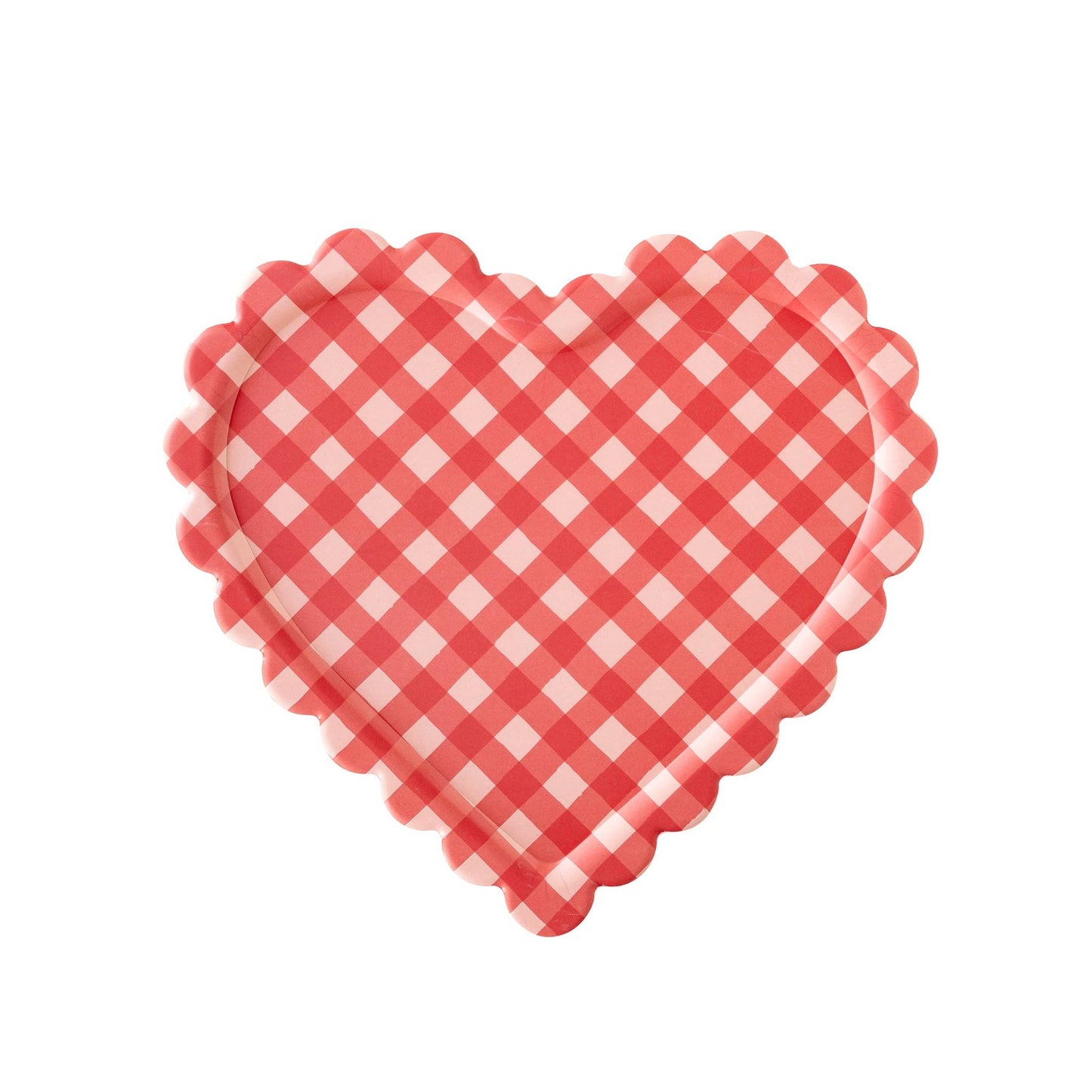 My Mind’s Eye - VAL1028 - Checkered Heart Shaped Tray