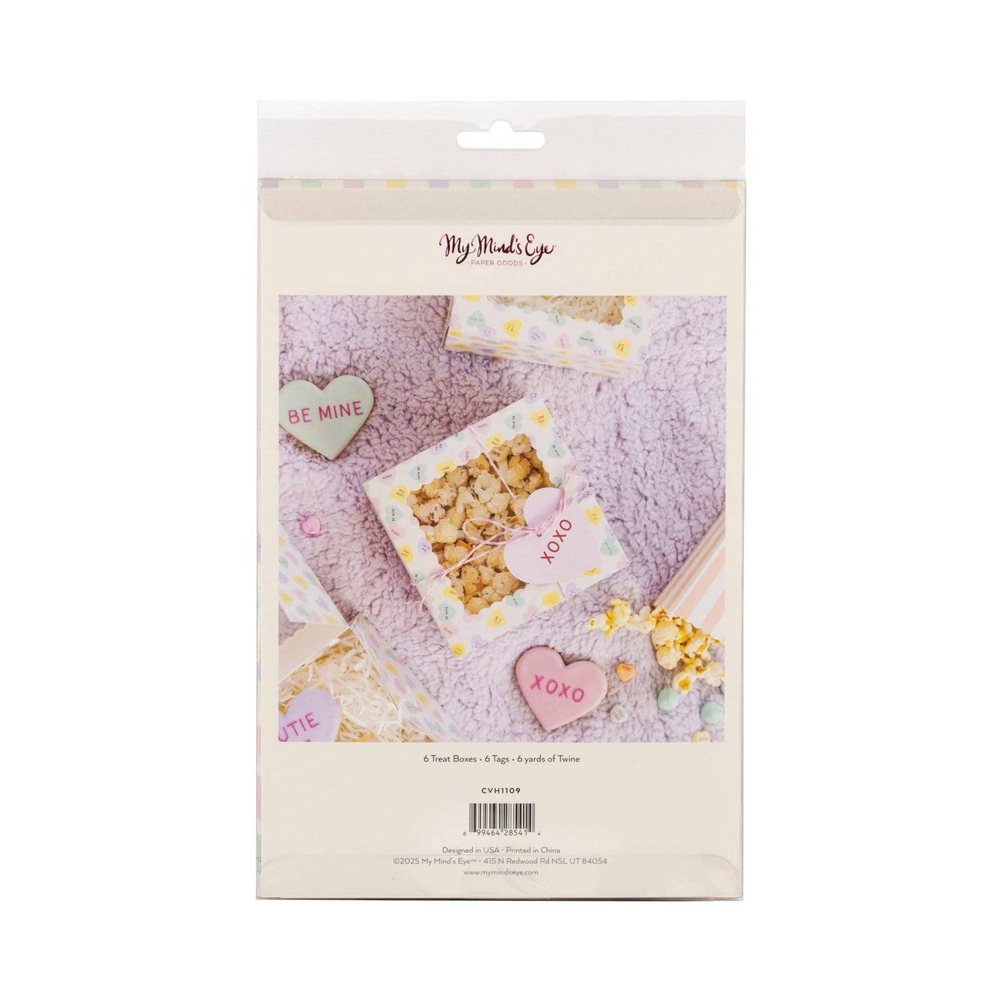 My Mind’s Eye - CVH1109 - Conversation Hearts Cookie Box