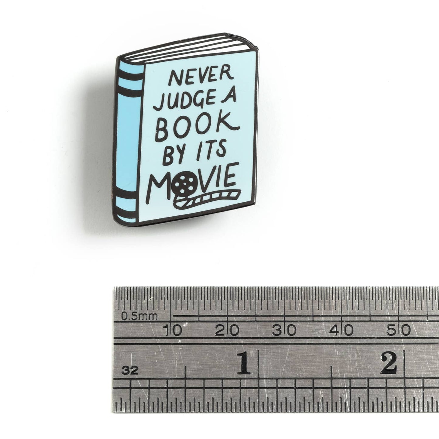Dissent Pins - Never Judge a Book by Its Movie Pin