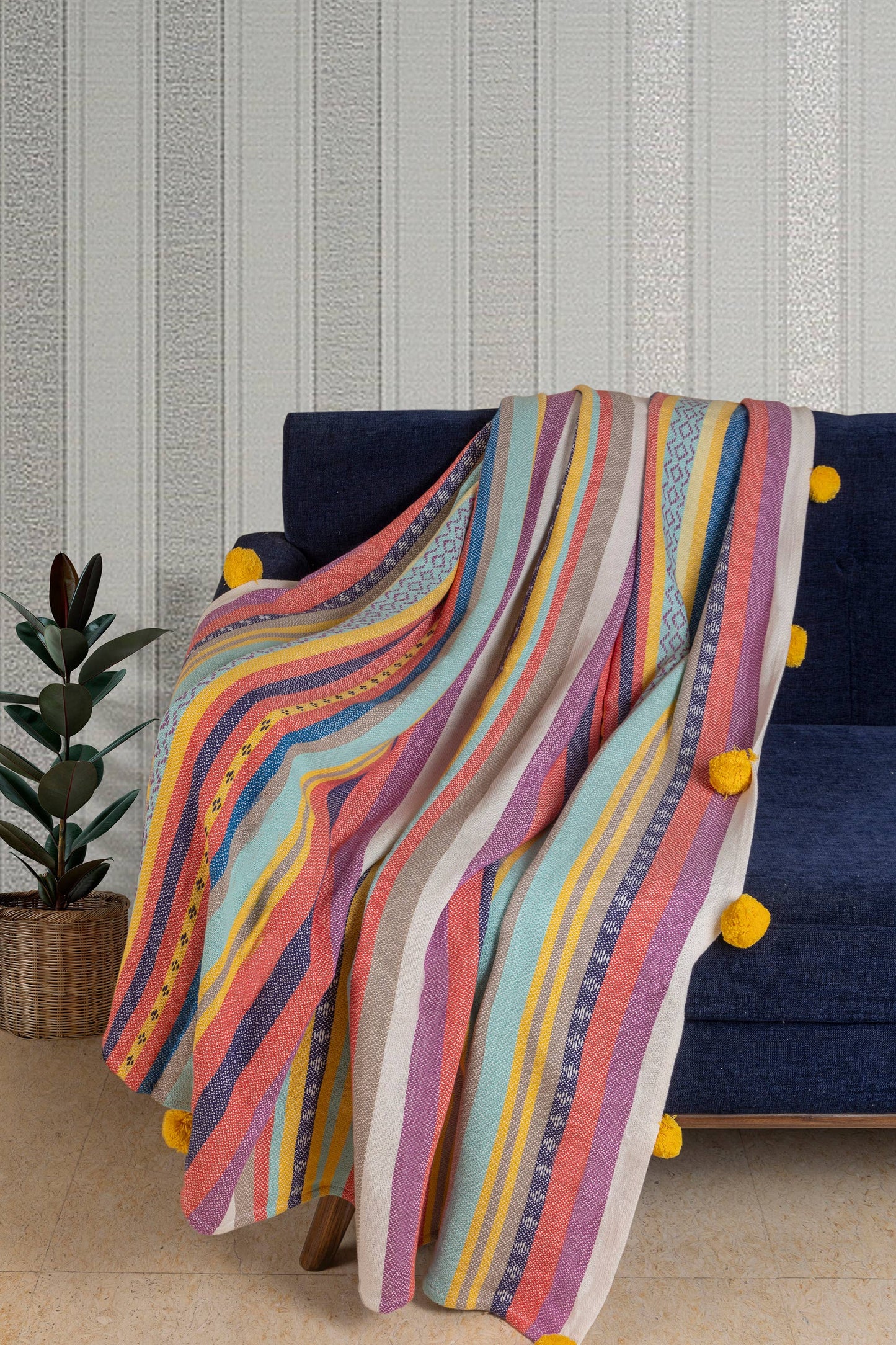 GAURI KOHLI - Chelsea Throw Blanket, 70X70