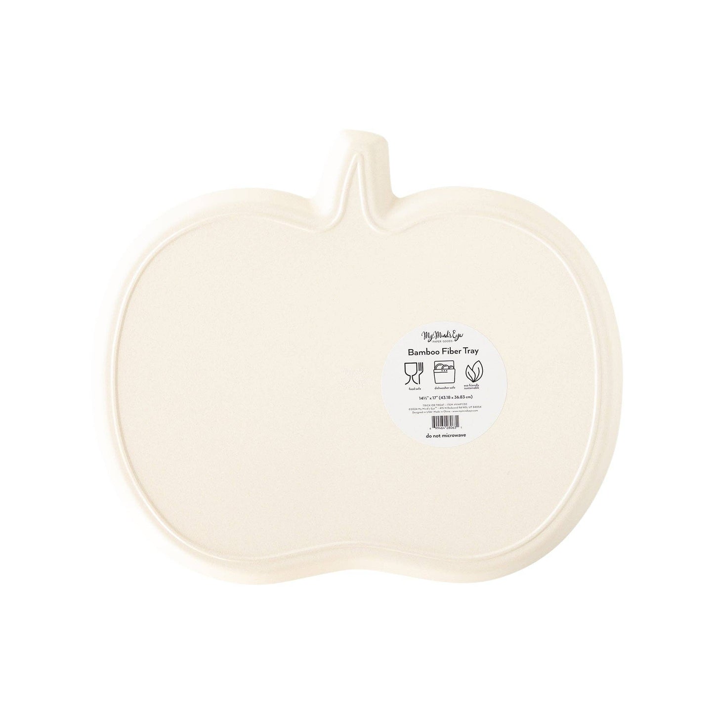 My Mind’s Eye - VHP1130 - Trick or Treat Shaped Bamboo Plate