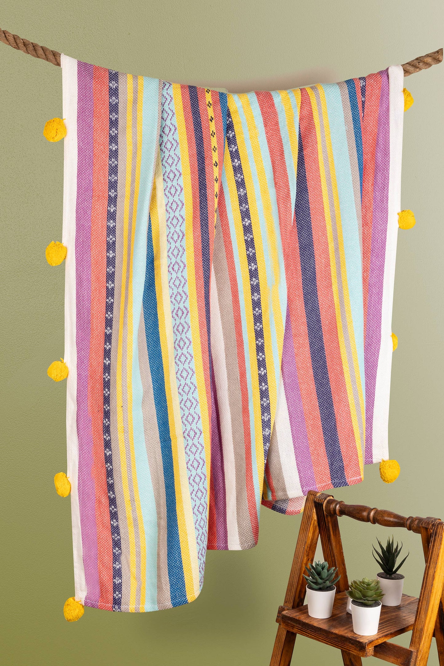 GAURI KOHLI - Chelsea Throw Blanket, 70X70