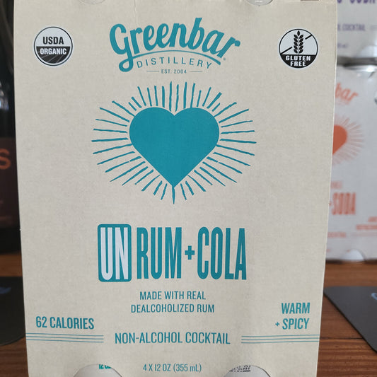 Greenbar Un rum + cola