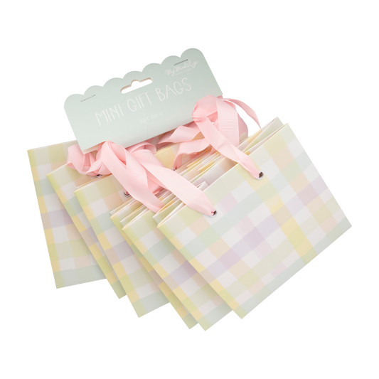 My Mind’s Eye - PLGBS90 - Spring Check Gift Bag Set