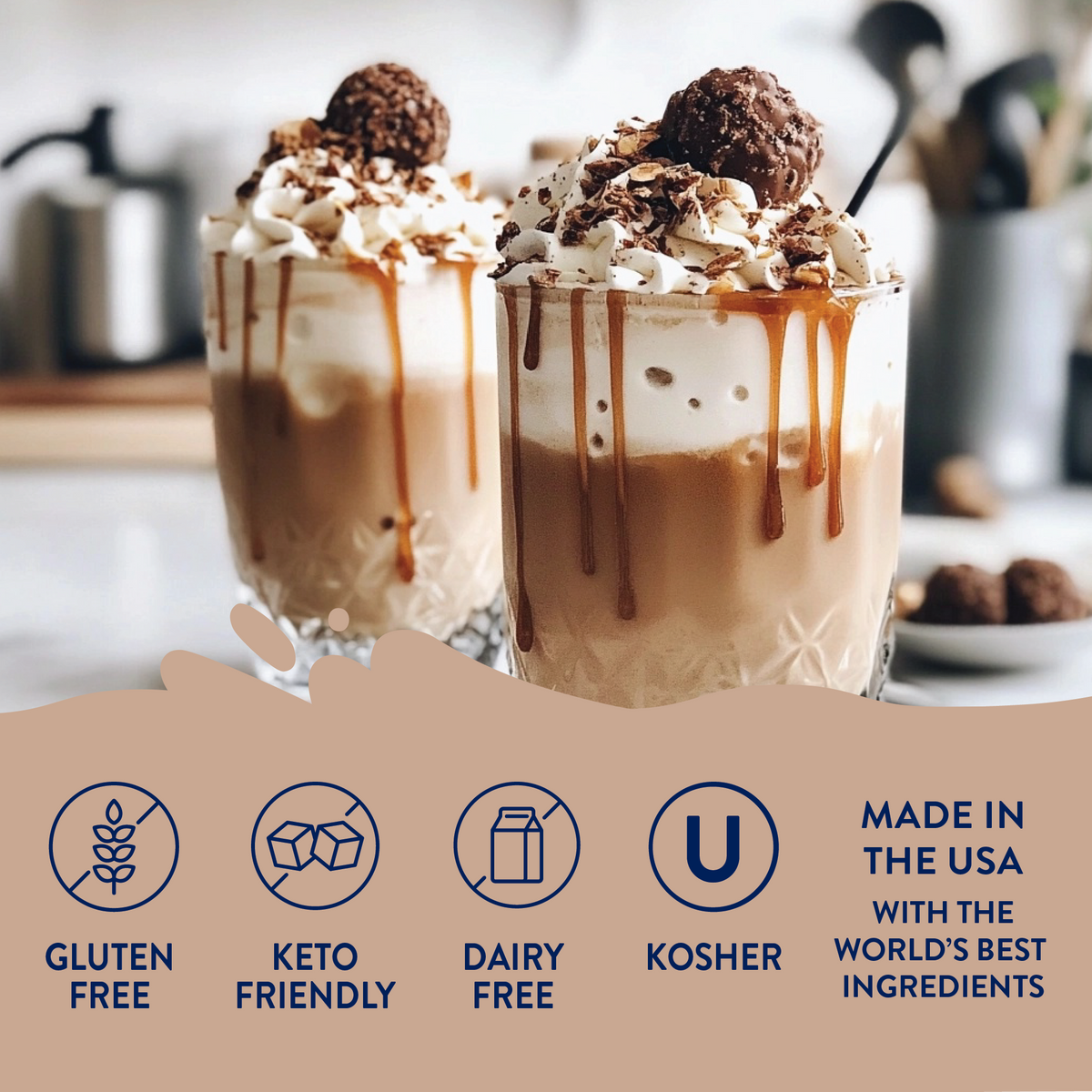 Jordan's Skinny Mixes - Sugar Free Chocolate Caramel Truffle Syrup