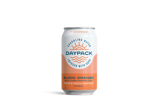 Athletic Brewing Company - DayPack Sparkling Water - Blood Orange 24 Can Case