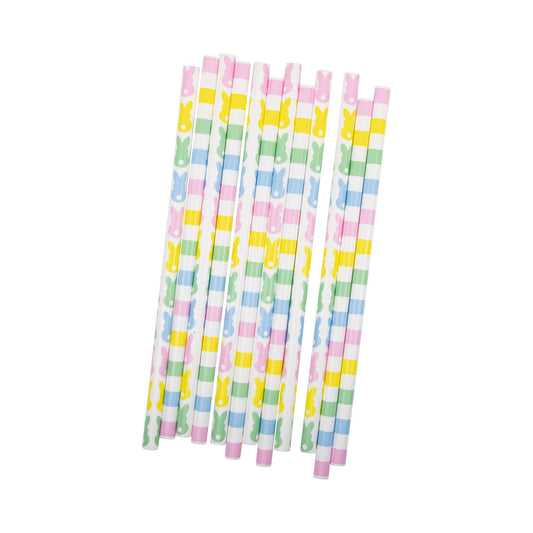 My Mind’s Eye - PLSS344 - Pastel Bunnies Reusable Straws