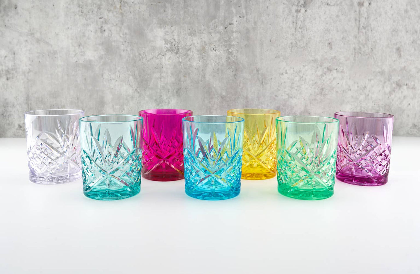 Godinger - Dublin Acrylic DOF Set of Four - Champagne