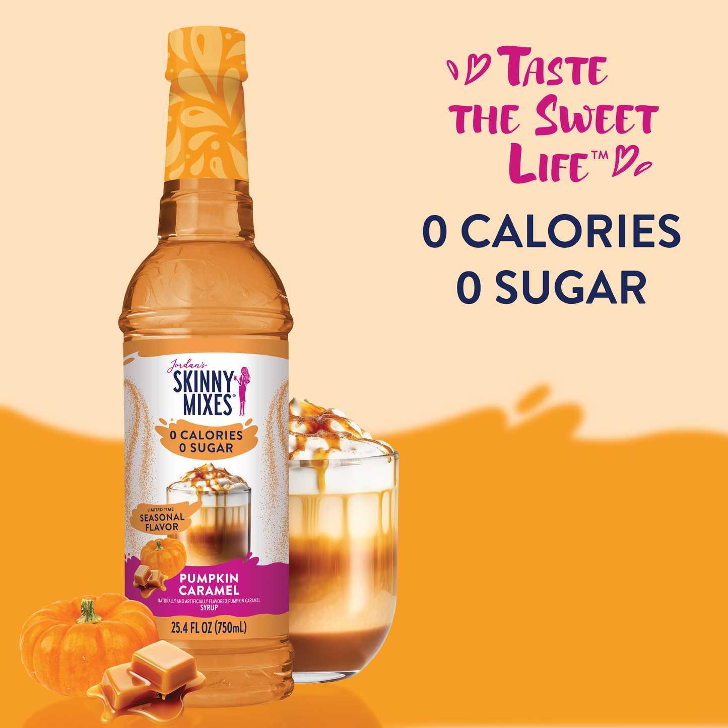 Jordan's Skinny Mixes - Sugar Free Pumpkin Caramel Syrup