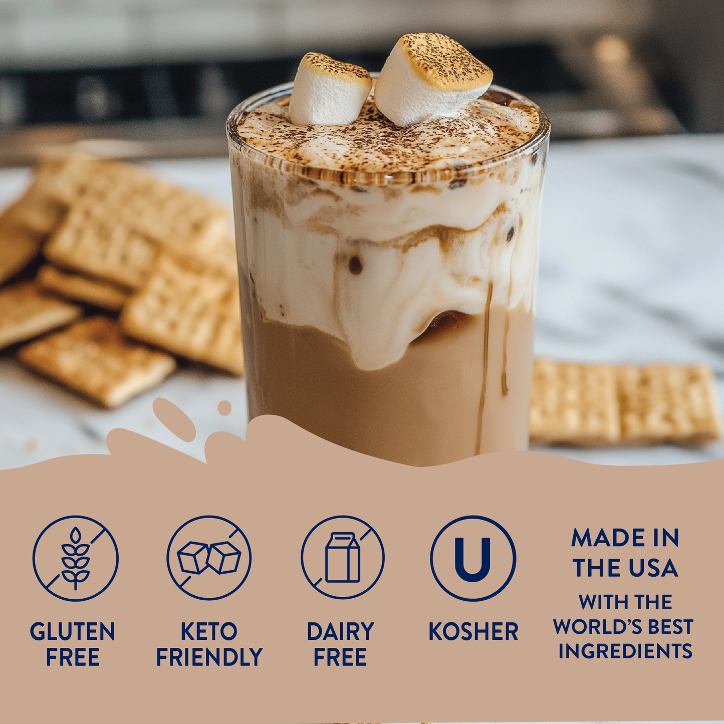 Jordan's Skinny Mixes - Sugar Free S'mores Syrup