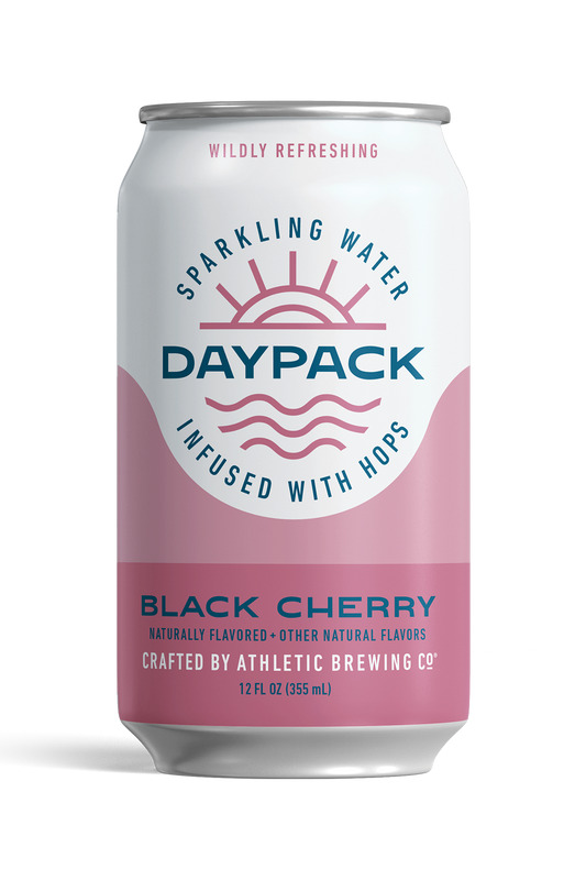 Athletic Brewing Company - DayPack Sparkling Water - Black Cherry 24 Can Case