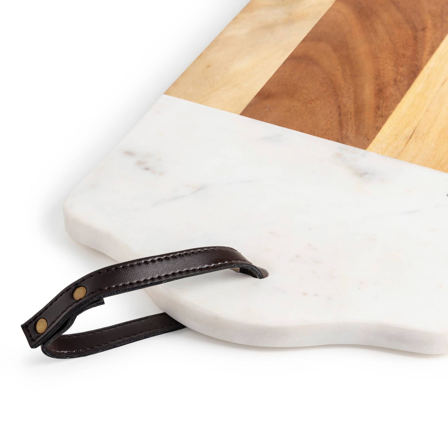 GAURI KOHLI - Darvaza Marble & Wood Cutting Board