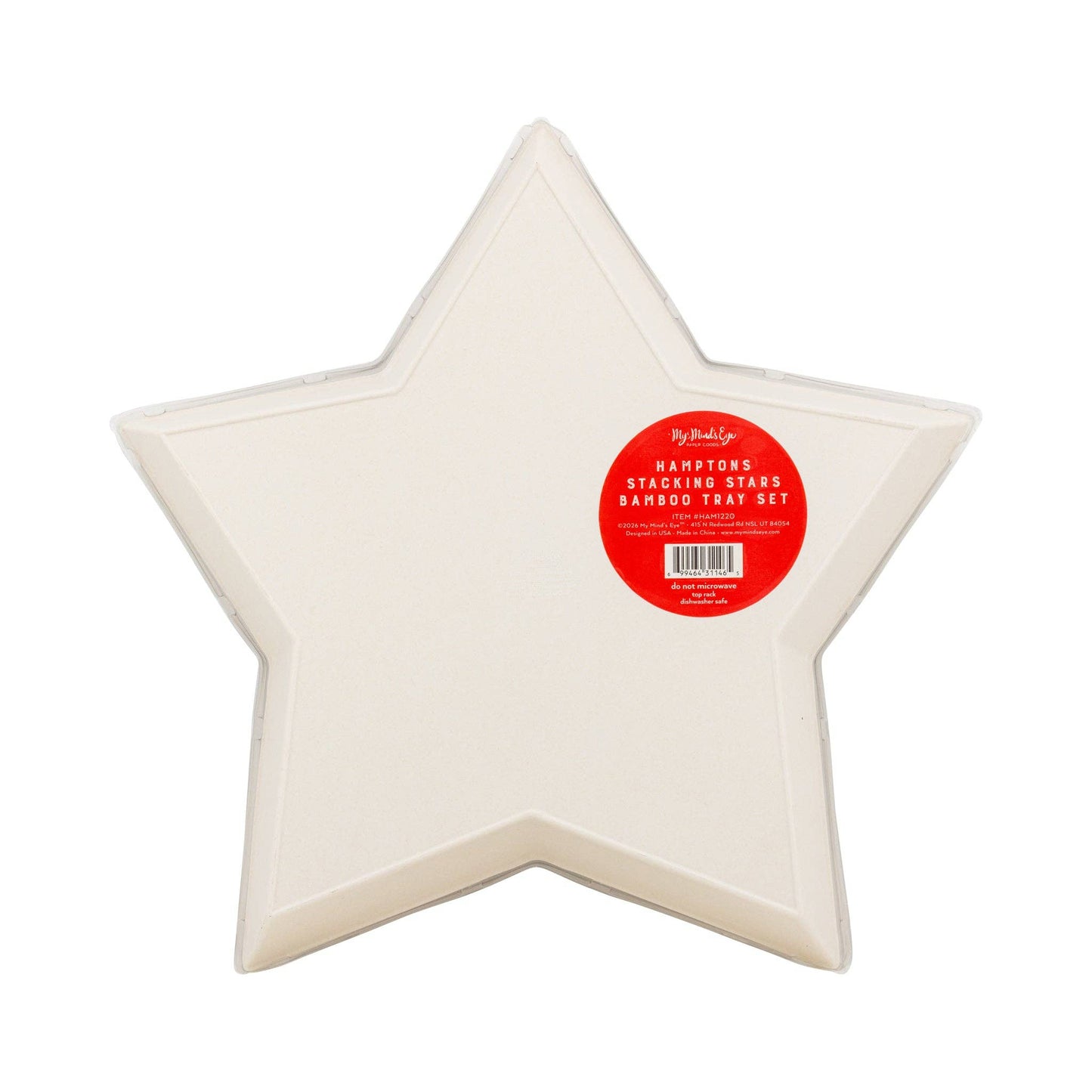 My Mind’s Eye - HAM1220 - Stacking Stars Bamboo Tray Set