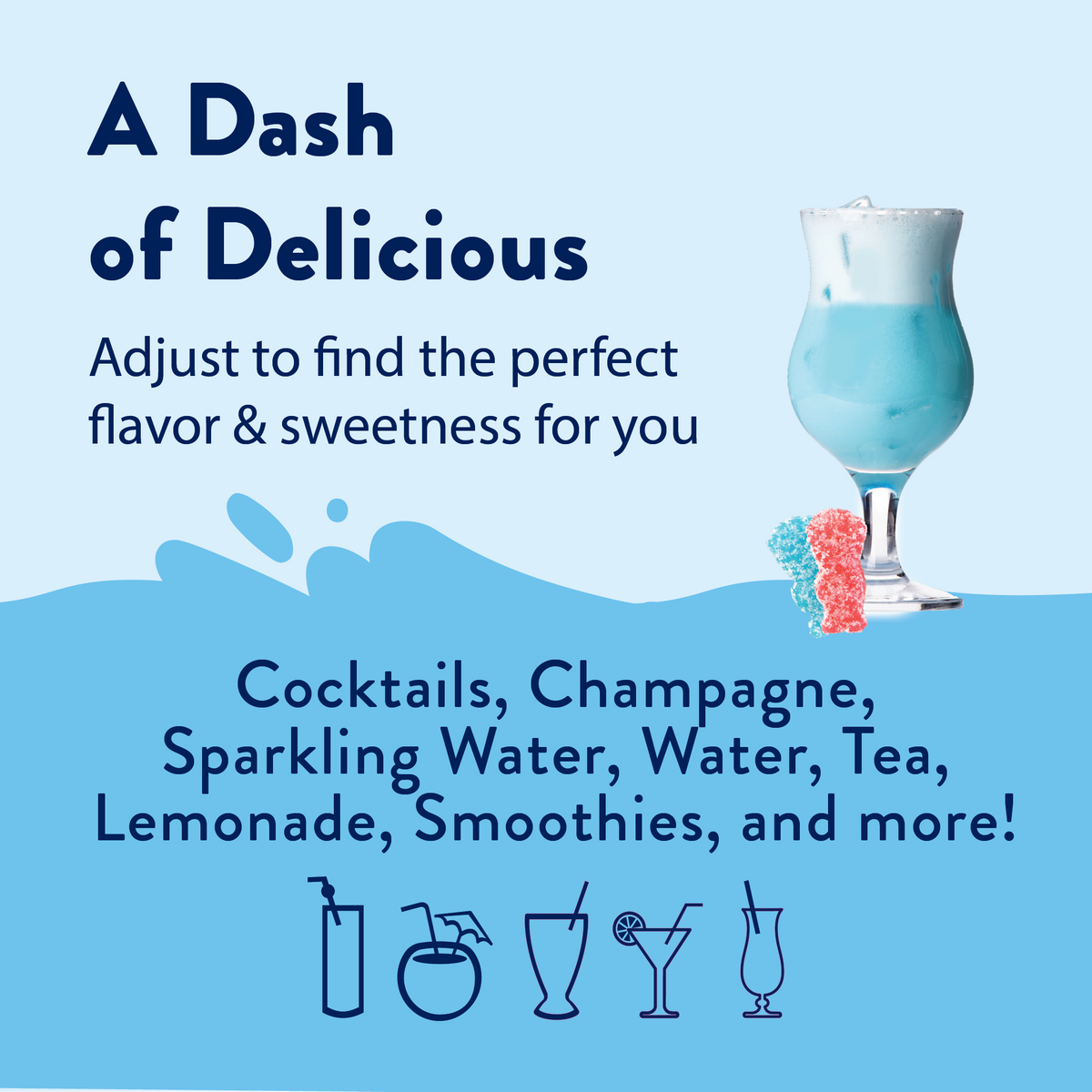 Jordan's Skinny Mixes - Sugar Free Genie™ Syrup -  Sugar Free Sour Blue Raspberry Syrup