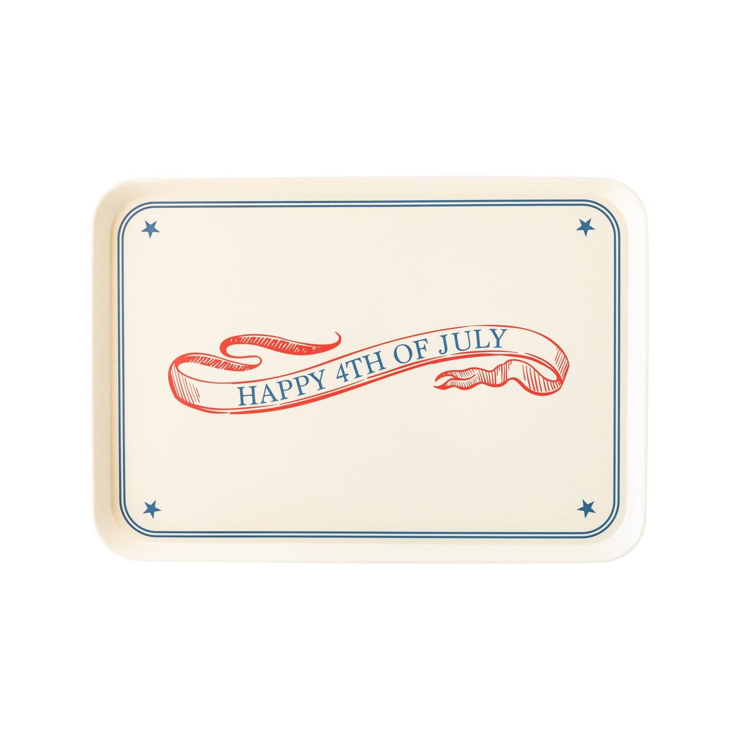 My Mind’s Eye - SSP922 - Happy 4th of July Reusable Bamboo Serving Tray