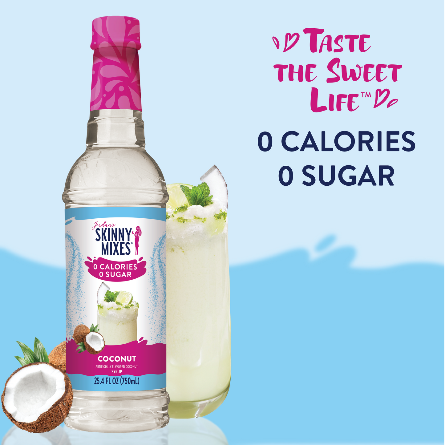 Jordan's Skinny Mixes - Sugar Free Coconut Syrup