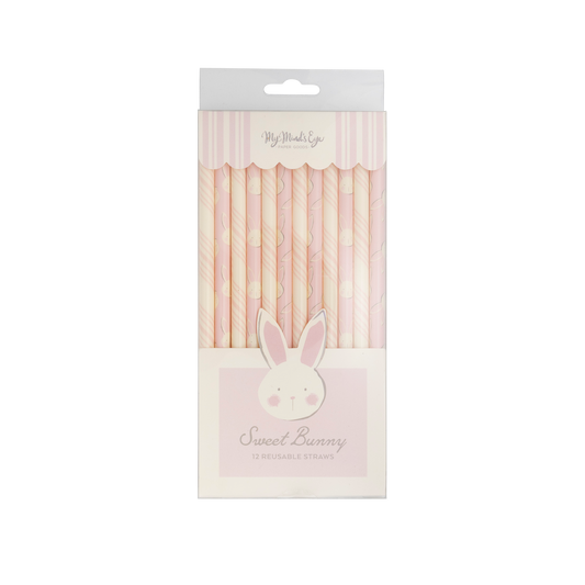 My Mind’s Eye - Reusable Bunny Design Drinking Straws