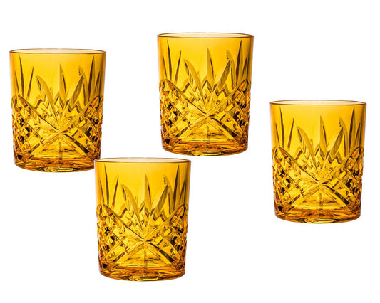 Godinger - Dublin Acrylic DOF Set of Four - Champagne