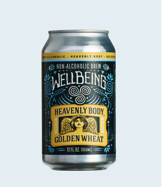 Wellbeing Brewing - Heavenly Body NA Beer case (6/4-PK) 12oz can