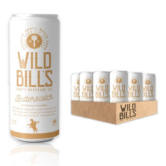 Wild Bill’s Craft Beverage Co. - Butterscotch - Premium Cane Sugar Soda, Can