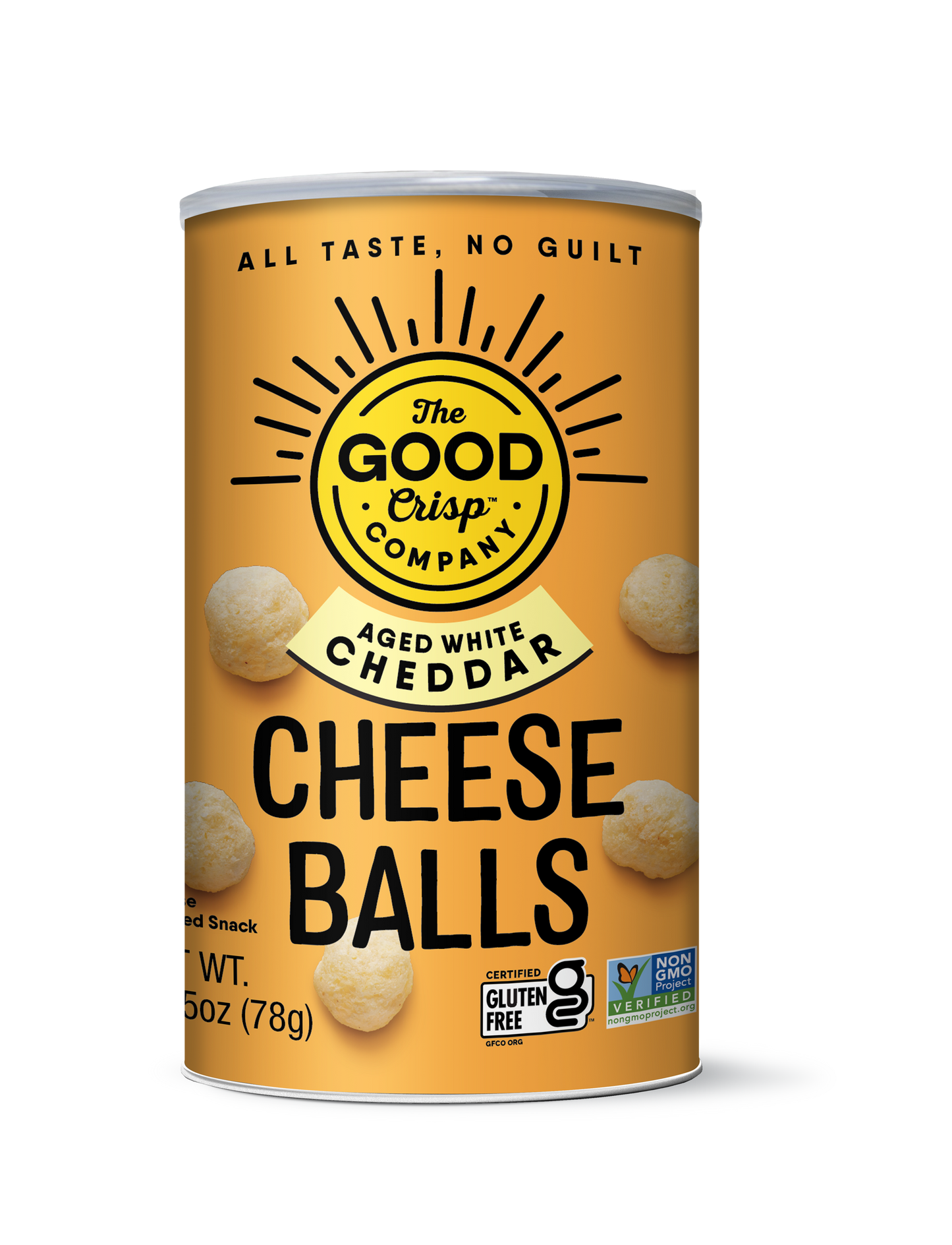 The Good Crisp Company - Aged White Cheddar Cheese Balls