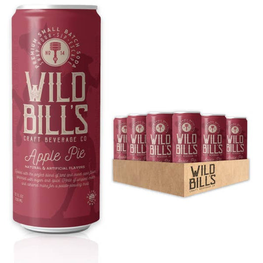 Wild Bill’s Craft Beverage Co. - Apple Pie - Premium Cane Sugar Soda