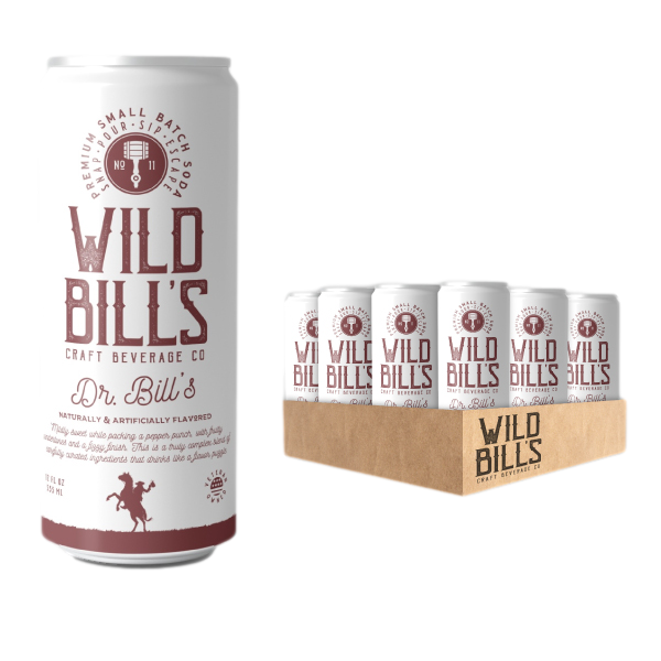 Wild Bill’s Craft Beverage Co. - Dr. Bill's - Premium Cane Sugar Soda,  Can
