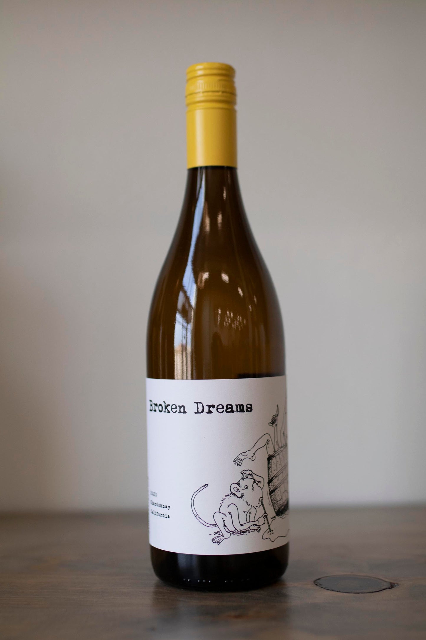 Bottle of Broken Dreams Chardonnay found at Vine & Board in 3809 NW 166th St Suite 1, Edmond, OK 73012