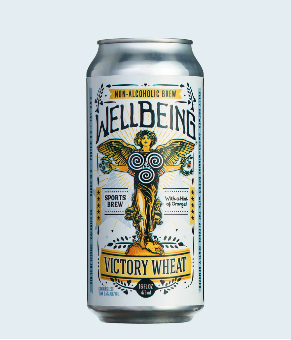 Wellbeing Brewing - Victory Wheat w/Electrolytes (4/6-PK) 16oz cans