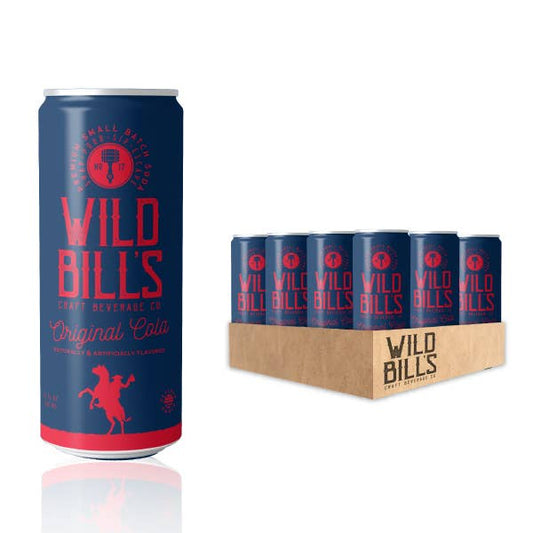 Wild Bill’s Craft Beverage Co. - Original Cola - Premium Cane Sugar Soda, Can