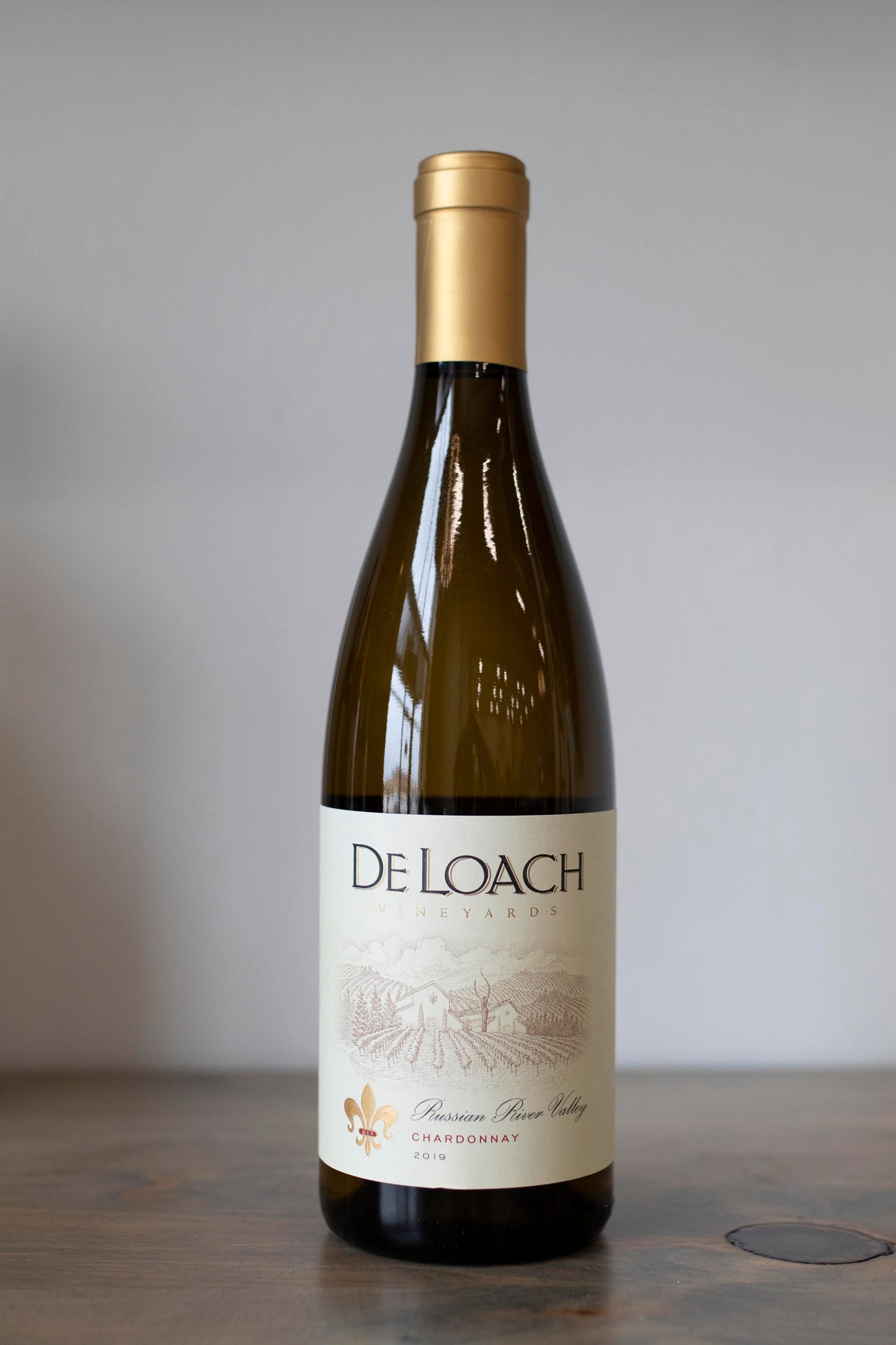 Bottle of Deloach chard found at Vine & Board in 3809 NW 166th St Suite 1, Edmond, OK 73012