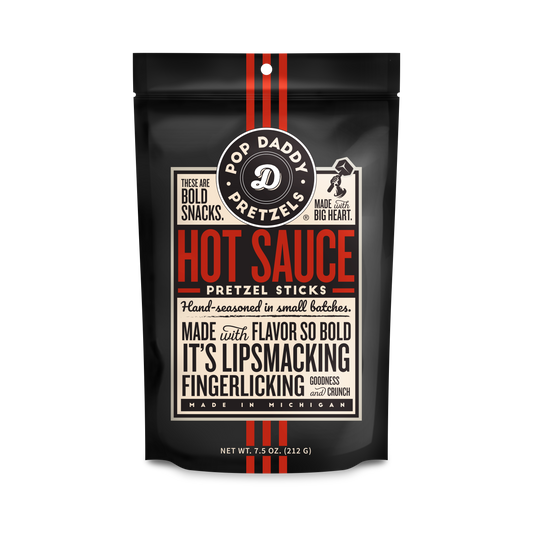 Pop Daddy Snacks - Pop Daddy – Hot Sauce Seasoned Pretzels 7.5oz