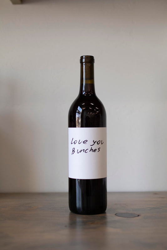 Bottle of Love you bunches sangiovese found at Vine & Board in 3809 NW 166th St Suite 1, Edmond, OK 73012