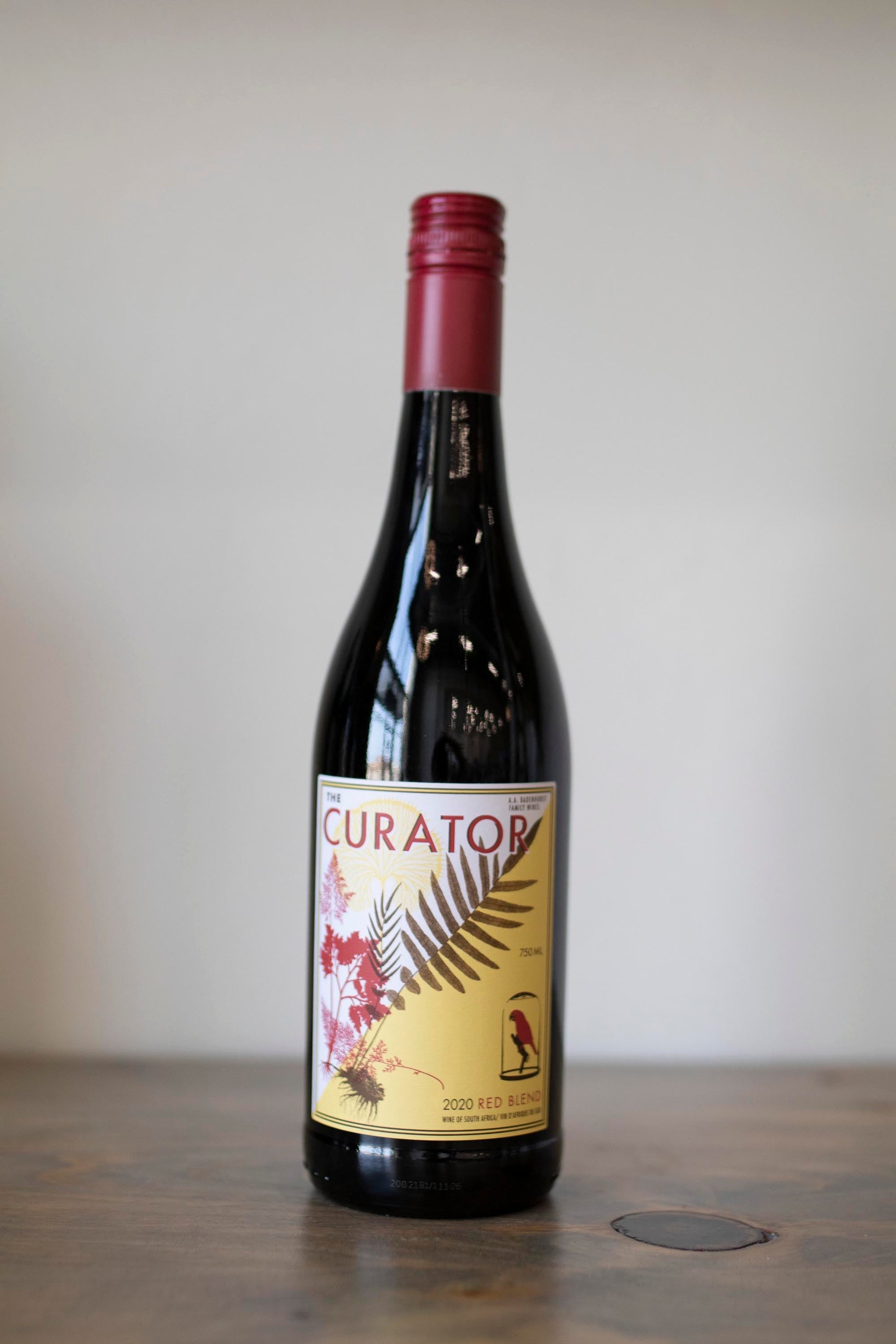 Bottle of The curator red found at Vine & Board in 3809 NW 166th St Suite 1, Edmond, OK 73012